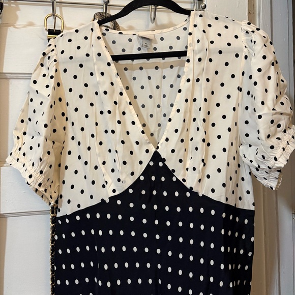 A New Day Black and White Polka Dot Dress - Picture 2 of 4